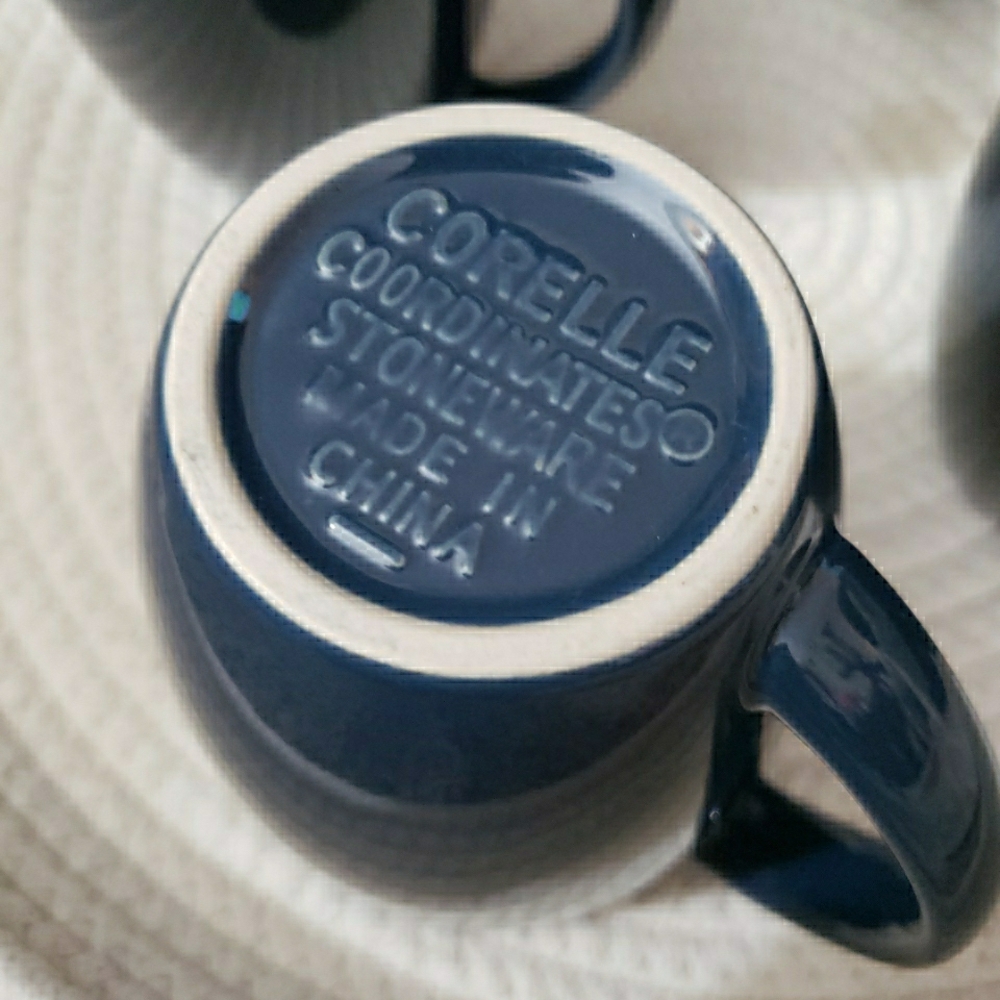 Corelle Deep Blue Mugs Set - Picture 4 of 4